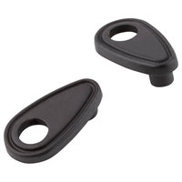 Pull Escutcheons for 3" Transition, 2-Pack, Brushed Oil Rubbed Bronze