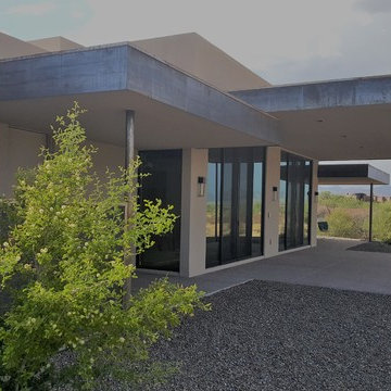 Clean lined contemporary home