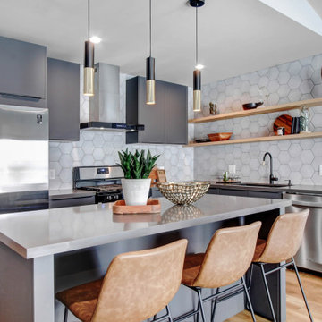 Modern Kitchen remodel by Priority Remodeling general contractors in Los Angeles