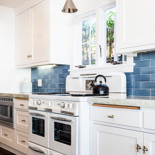 Kitchens With White Cabinets And Gray Countertops Houzz