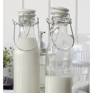 Bottle with White Flip Lid