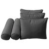 S3 Twin Size 6PC Pipe Daybed Mattress Cushion Bolster Pillow Complete Set AD003