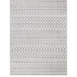 Unique Loom - Rug Unique Loom Moroccan Trellis Ivory Rectangular 9' 10 x 13' 0 - With pleasant geometric patterns based on traditional Moroccan designs, the Moroccan Trellis collection is a great complement to any modern or contemporary decor. The variety of colors makes it easy to match this rug with your space. Meanwhile, the easy-to-clean and stain resistant construction ensures it will look great for years to come.