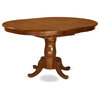 Atlin Designs 5-piece Wood Dining Room Table Set in Saddle Brown