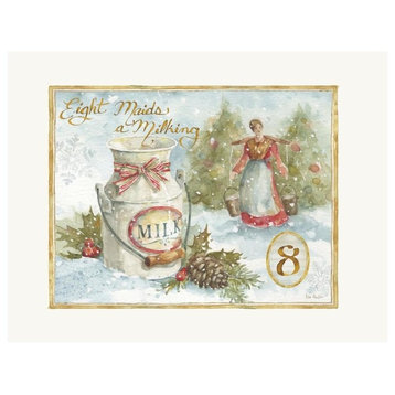 "12 Days of Christmas VIII" Digital Paper Print by Lisa Audit, 18"x14"