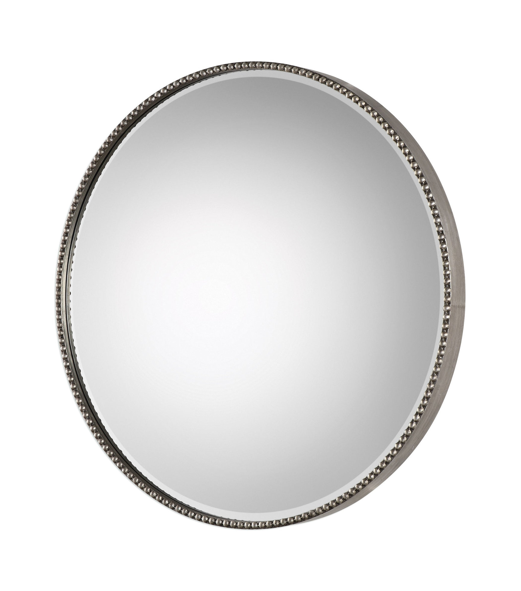 Uttermost Stefania Beaded Round Mirror - Traditional - Wall Mirrors ...