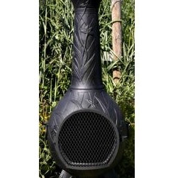 Blue Rooster Orchid Chiminea - Chimineas