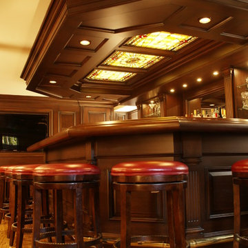 Custom Basement Bar Design