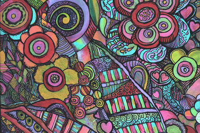 "Garden Party" Canvas Art