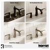 Karran 3-Hole 2-Handle Bathroom Faucet With Pop-Up Drain, Chrome