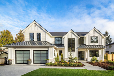 Transitional exterior home photo in Seattle