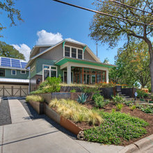 front yard - retaining wall