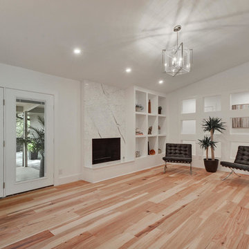 ATX Modern - Wide Plank Hand Scraped Natural Hickory