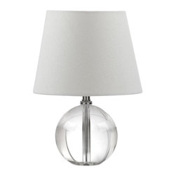 Mable 14 in. Clear Table Lamp - Table Lamps