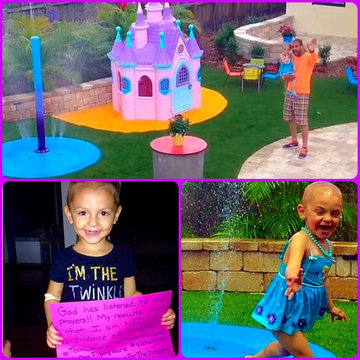Portable Splash Pad for your backyard