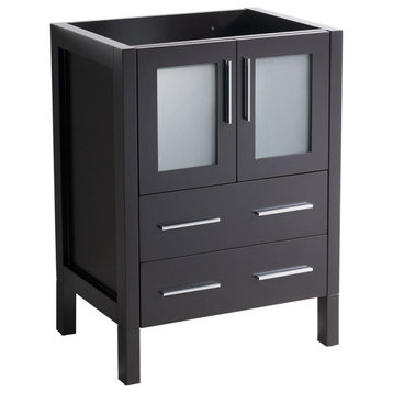 Torino 24" Bathroom Cabinet, Base: Espresso, Base Only, Without Sink