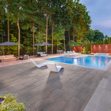 Modern Backyard Design | Île Bizard