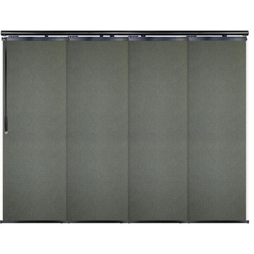 Salvatore 4-Panel Track Extendable Vertical Blinds 48-88"W