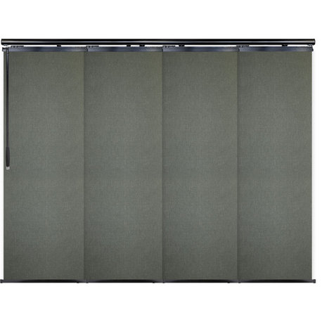 Salvatore 4-Panel Track Extendable Vertical Blinds 48-88"W