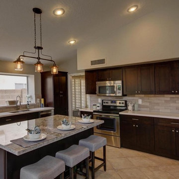 Chandler Espresso Shaker Cabinets