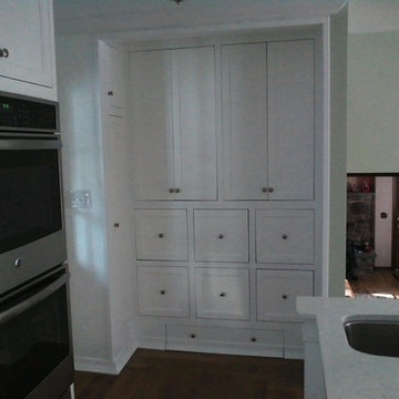 Kitchen, pantry, sun room, mud room. Demolition of kitchen then complete remodel
