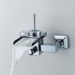 Single Handle Wall-Mount Waterfall Bathroom Sink Faucet or Bathtub Faucet (T0510 - Bathtub Faucets