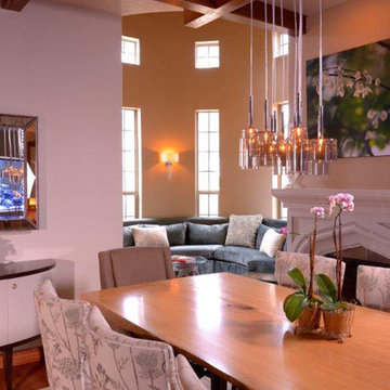 playful formal dining and lounge