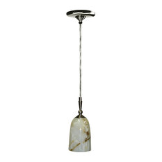 Natural Stone Onyx Pendant Lighting Houzz Marvel Lighting Llc Onyx Bullet Mini Pendant Satin Nickel