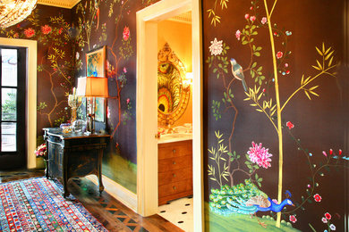 Hallway - traditional hallway idea in Austin