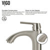 VIGO Bathroom Vessel Faucet, Brushed Nickel