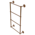 Allied Brass - Monte Carlo 4 Tier 36" Ladder Towel Bar, Brushed Bronze - The ladder towel bar from Allied Brass Monte Carlo Collection is a perfect addition to any bathroom. The 4 levels of height make it fun to stack decorative towels and allows the towel bar to be user friendly at all heights. Not only is this ladder towel bar efficient, it is unique and highly sophisticated and stylish. Coordinate this item with some matching accessories from Allied Brass, or mix up styles using the same finish!