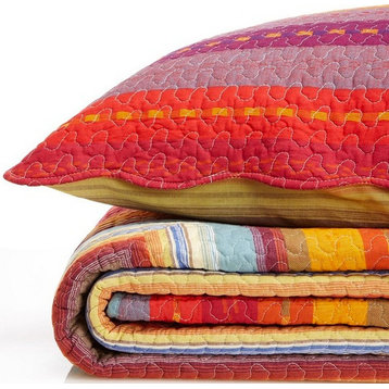 Sedona Cotton Quilt Set, Photo, King