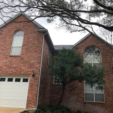K Style Seamless Aluminum Gutter Install, San Antonio, TX