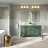 Joyce Bathroom Vanity, Double Sink, 60", Vogue Green, Freestanding