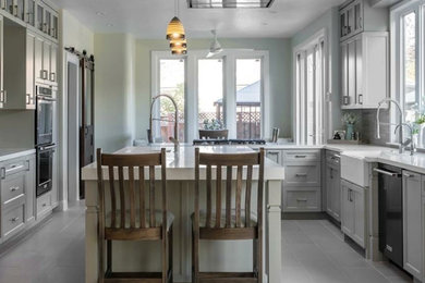 Minimalist kitchen photo in Other