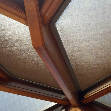 Main Line Conservatory (Fixed Solar Screens & Lutron Motorized Roller Shades)