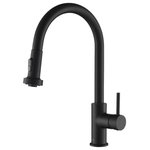 KIBI - Casa Single Handle Pull Down Faucet, Matte Black, W/O Soap Dispenser - FEATURES