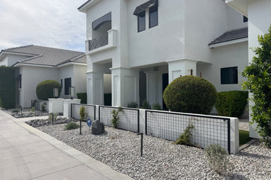 Inspiration for a modern home design remodel in Phoenix