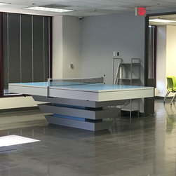 Louve Pool with Table Tennis Conversion Top - Game Tables