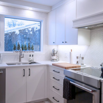 Light and Bright White Kitchen Reno