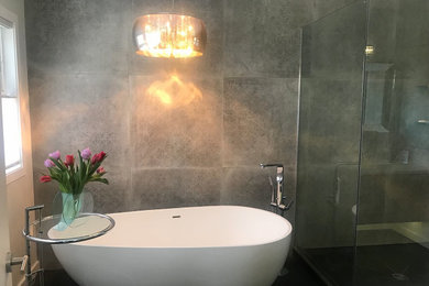 Inspiration for a bathroom remodel in Edmonton