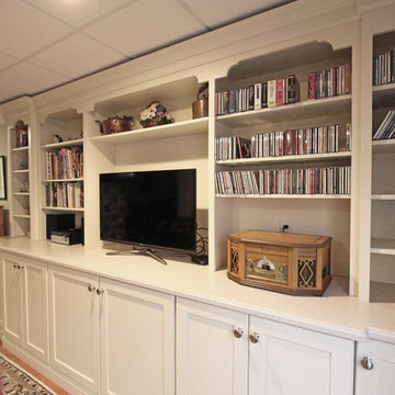 Basement Cabinetry for Storage