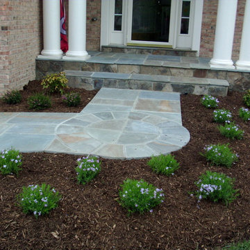 Front Flagstone Walkway and stoop Alexandria