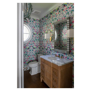 White Bear - Lakeside Luxury New Home - Beach Style - Powder Room ...