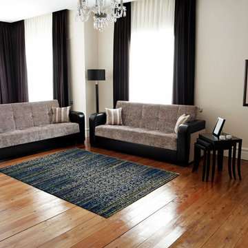 Omari Area Rug - Midnight Blue