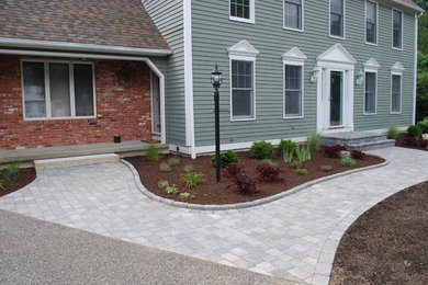 This is an example of a traditional landscaping in Boston.
