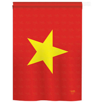 Vietnam 2-Sided Vertical Impression House Flag