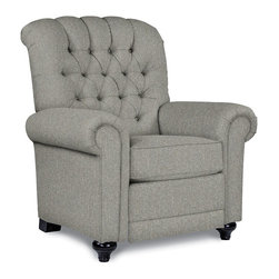 Whitman Low Profile Recliner by La-Z-Boy shown in Flannel - Products