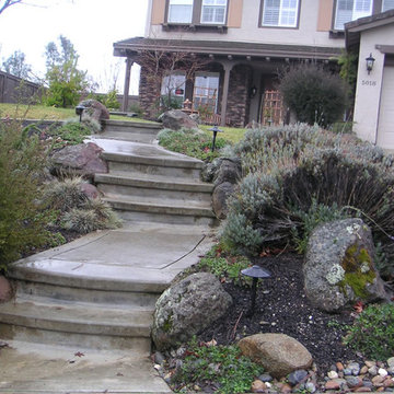 Custom Concrete Walkways, Patios, Driveways, and Stairs