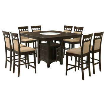 Gabriel 9-piece Square Counter Height Dining Set Counter Height Dining Table